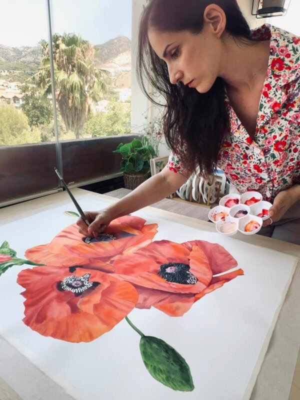 Amapolas escarlata