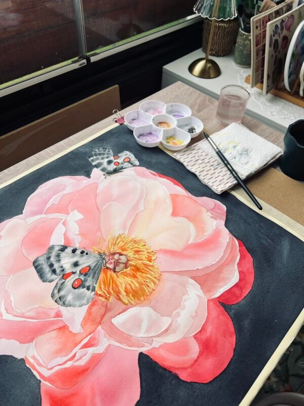 Peonia Coral al Ocaso (descarga digital)